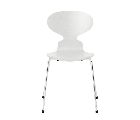 Ant™ | Chair | 3101 | White coloured ash | Chrome base | Sillas | Fritz Hansen