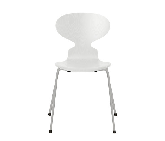 Ant™ | Chair | 3101 | White coloured ash | Nine grey base | Chaises | Fritz Hansen