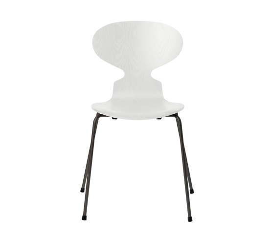 Ant™ | Chair | 3101 | White coloured ash | Warm graphite base | Chaises | Fritz Hansen