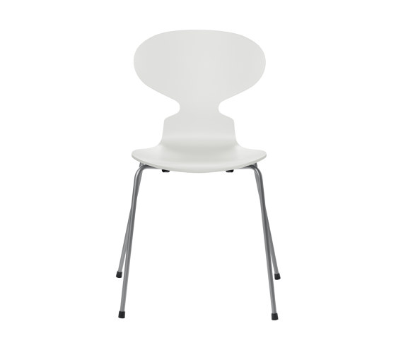 Ant™ | Chair | 3101 | White lacquered | Silver grey base | Chairs | Fritz Hansen