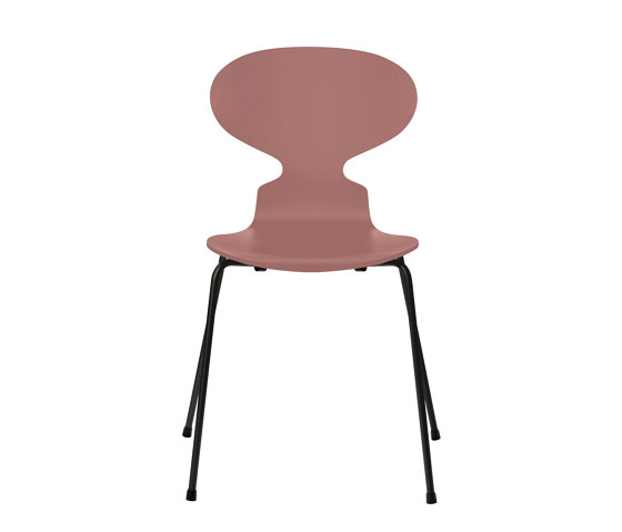 Ant™ | Chair | 3101 | Wild rose lacquered | Black base | Chaises | Fritz Hansen