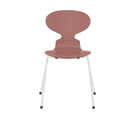 Ant™ | Chair | 3101 | Wild rose lacquered | White base | Chaises | Fritz Hansen