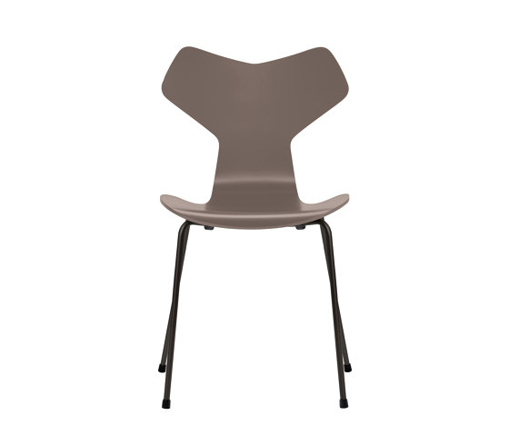Grand Prix™ | Chair | 3130 | Deep clay lacquered | Black base | Sedie | Fritz Hansen