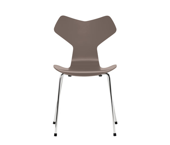 Grand Prix™ | Chair | 3130 | Deep clay lacquered | Chrome base | Sedie | Fritz Hansen