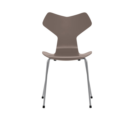 Grand Prix™ | Chair | 3130 | Deep clay lacquered | Silver grey base | Sedie | Fritz Hansen