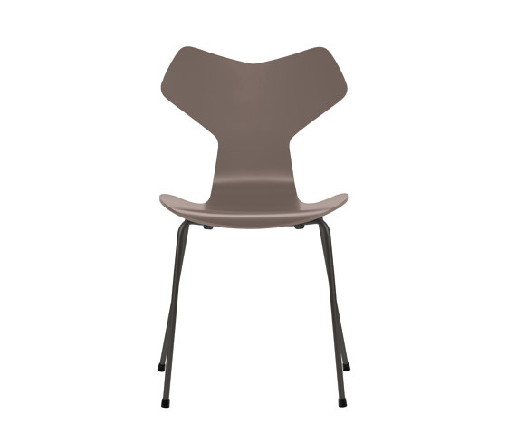 Grand Prix™ | Chair | 3130 | Deep clay lacquered | Warm graphite base | Sillas | Fritz Hansen