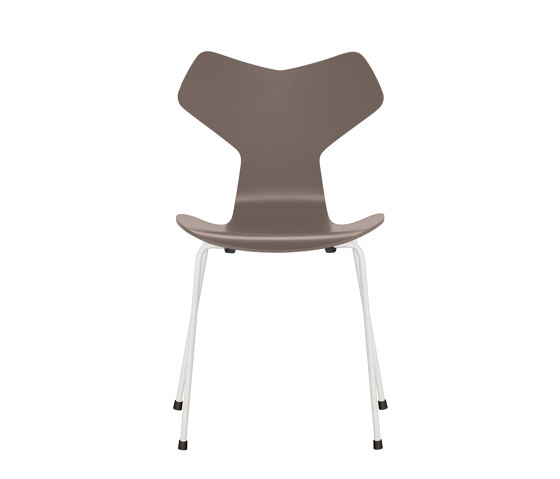 Grand Prix™ | Chair | 3130 | Deep clay lacquered | White base | Stühle | Fritz Hansen