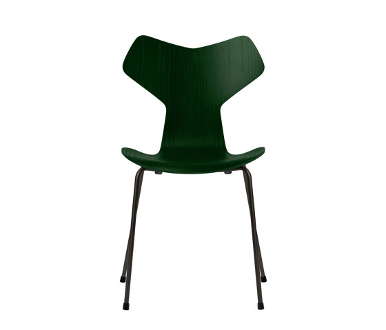 Grand Prix™ | Chair | 3130 | Evergreen coloured ash | Black base | Chaises | Fritz Hansen