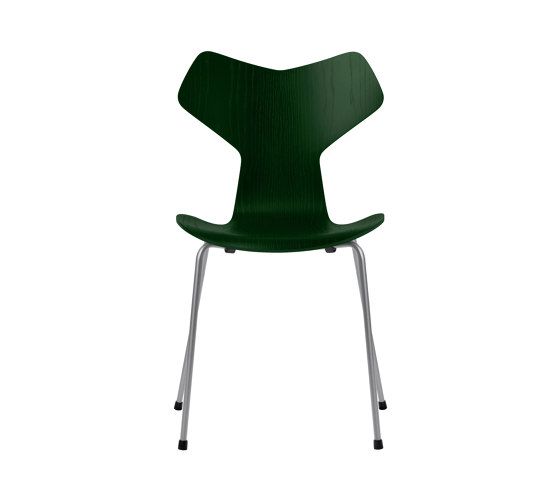Grand Prix™ | Chair | 3130 | Evergreen  coloured ash | Silver grey base | Sedie | Fritz Hansen