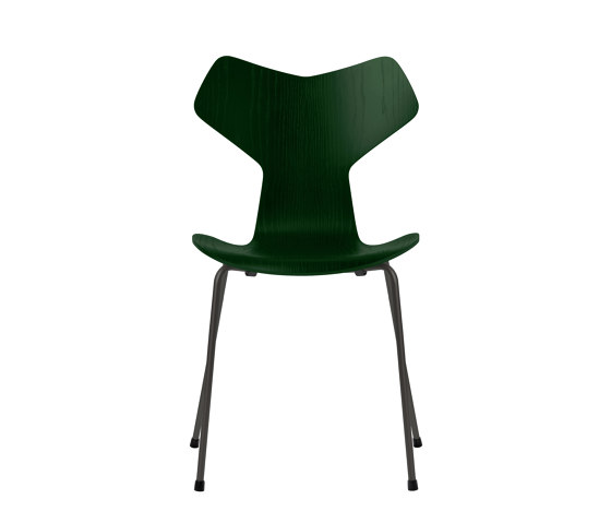 Grand Prix™ | Chair | 3130 | Evergreen  coloured ash | Warm graphite base | Sedie | Fritz Hansen