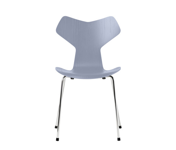Grand Prix™ | Chair | 3130 | Lavender blue coloured ash | Chrome base | Chaises | Fritz Hansen