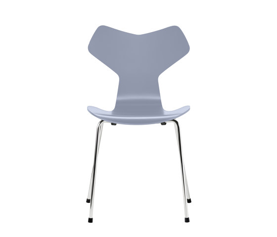 Grand Prix™ | Chair | 3130 | Lavender blue lacquered | Chrome base | Sedie | Fritz Hansen
