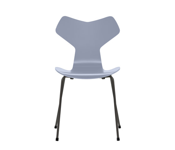 Grand Prix™ | Chair | 3130 | Lavender blue lacquered | Warm graphite base | Chaises | Fritz Hansen
