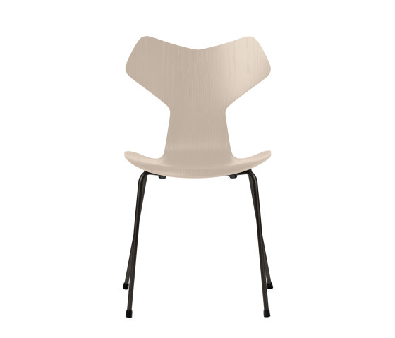 Grand Prix™ | Chair | 3130 | Light beige coloured ash | Black base | Sedie | Fritz Hansen