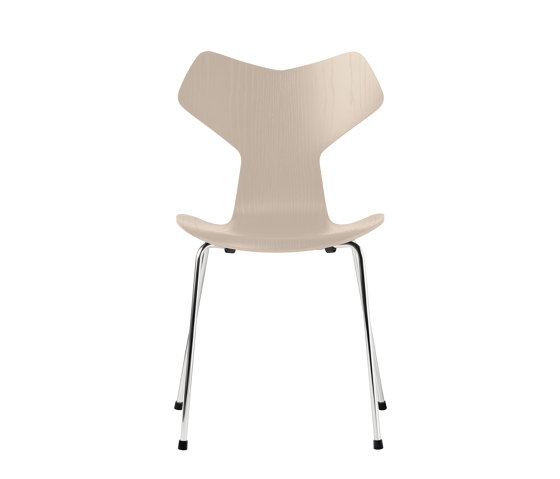 Grand Prix™ | Chair | 3130 | Light beige coloured ash | Chrome base | Sedie | Fritz Hansen