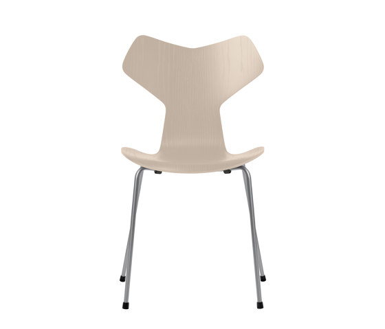 Grand Prix™ | Chair | 3130 | Light beige coloured ash | Silver grey base | Sedie | Fritz Hansen