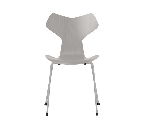 Grand Prix™ | Chair | 3130 | Nine grey coloured ash | Nine grey base | Sillas | Fritz Hansen