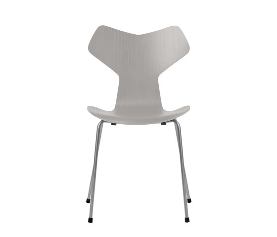 Grand Prix™ | Chair | 3130 | Nine grey coloured ash | Silver grey base | Sillas | Fritz Hansen