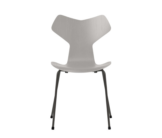Grand Prix™ | Chair | 3130 | Nine grey coloured ash | Warm graphite base | Chairs | Fritz Hansen