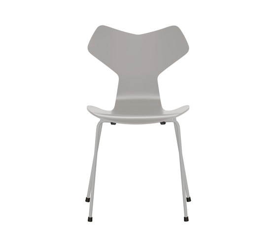 Grand Prix™ | Chair | 3130 | Nine grey lacquered | Nine grey base | Sedie | Fritz Hansen