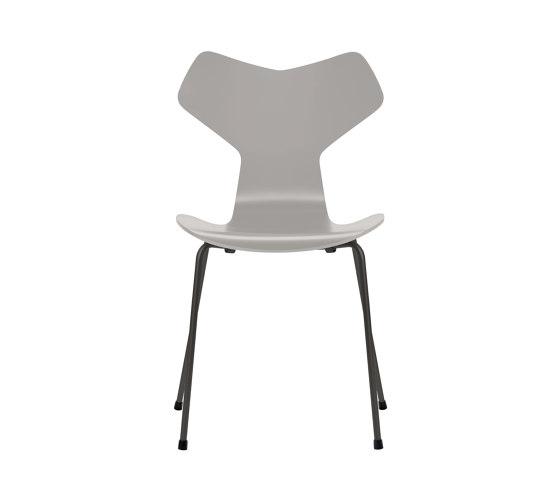 Grand Prix™ | Chair | 3130 | Nine grey lacquered | Warm graphite base | Sedie | Fritz Hansen