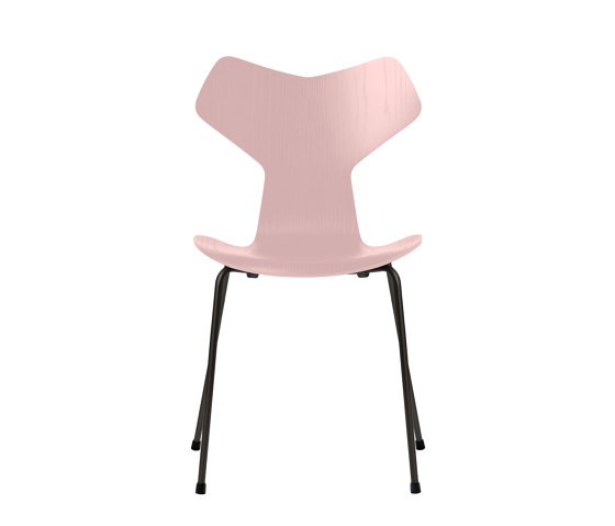 Grand Prix™ | Chair | 3130 | Pale rose coloured ash | Black base | Sillas | Fritz Hansen