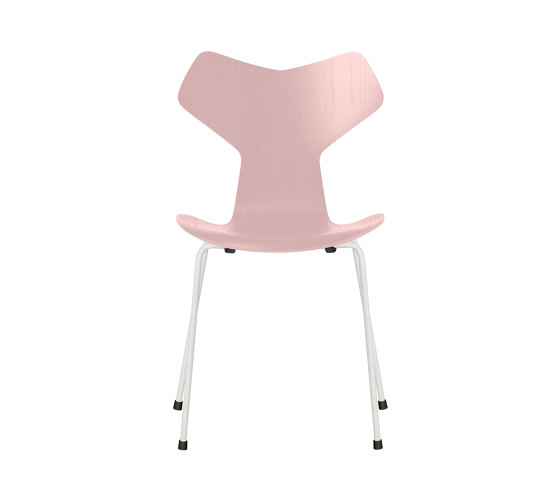 Grand Prix™ | Chair | 3130 | Pale rose coloured ash | White base | Chairs | Fritz Hansen