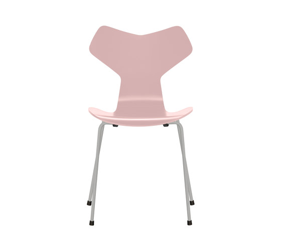 Grand Prix™ | Chair | 3130 | Pale rose lacquered | Nine grey base | Chairs | Fritz Hansen