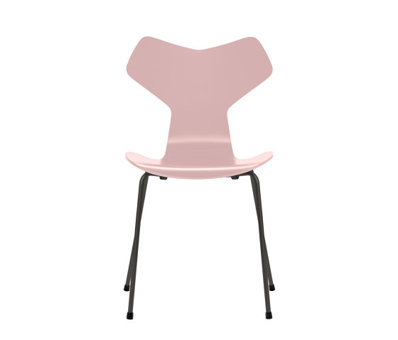 Grand Prix™ | Chair | 3130 | Pale rose lacquered | Warm graphite base | Sedie | Fritz Hansen