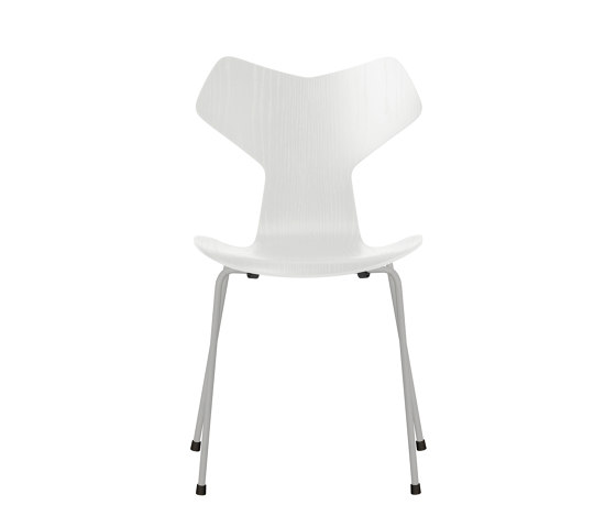 Grand Prix™ | Chair | 3130 | White coloured ash | Nine grey base | Sedie | Fritz Hansen