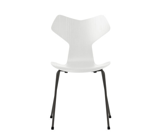 Grand Prix™ | Chair | 3130 | White coloured ash | Warm graphite base | Chaises | Fritz Hansen