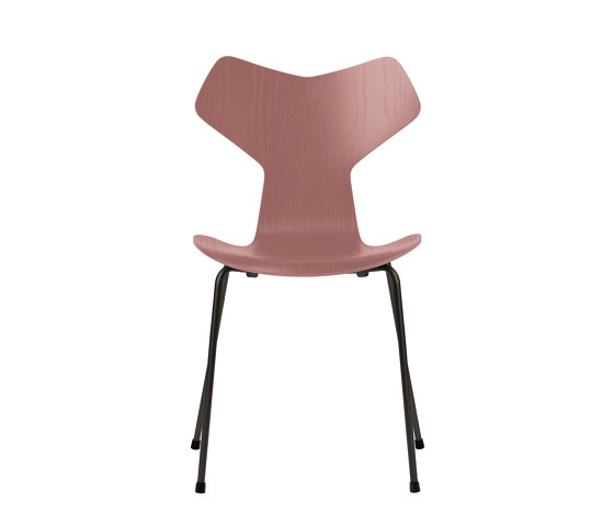 Grand Prix™ | Chair | 3130 | Wild rose coloured ash | Black base | Stühle | Fritz Hansen
