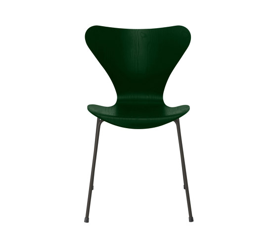 Series 7™ | Chair | 3107 | Evergreen coloured ash | Warm graphite base | Chairs | Fritz Hansen