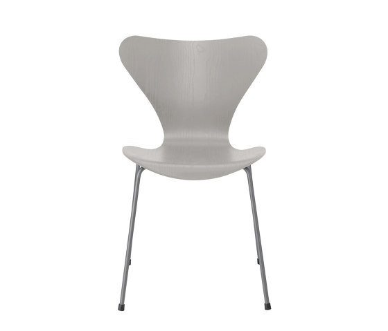 Series 7™ | Chair | 3107 | Nine grey coloured ash | Silver grey base | Sillas | Fritz Hansen