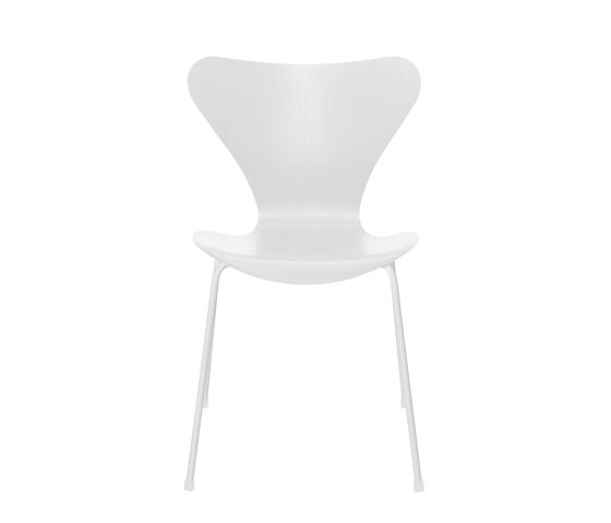 Series 7™ | Chair | 3107 | White coloured ash | White base | Stühle | Fritz Hansen