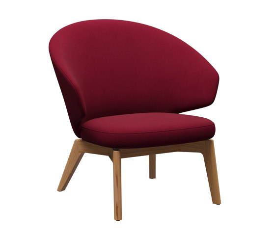 Let™ | SH200 | Lounge chair | Textile | Oak base | Sessel | Fritz Hansen