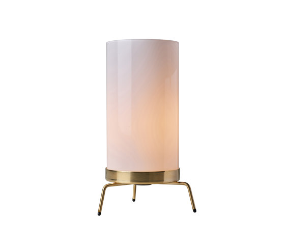 PM-02 | Table lamp | Opal glass | Brass base | Lampade tavolo | Fritz Hansen