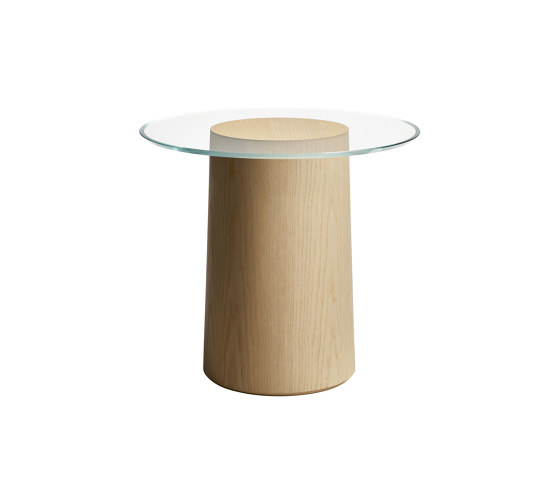 Stub™ | Side table | MS11 | Glass table top | Lacquered ash base | Tavolini alti | Fritz Hansen