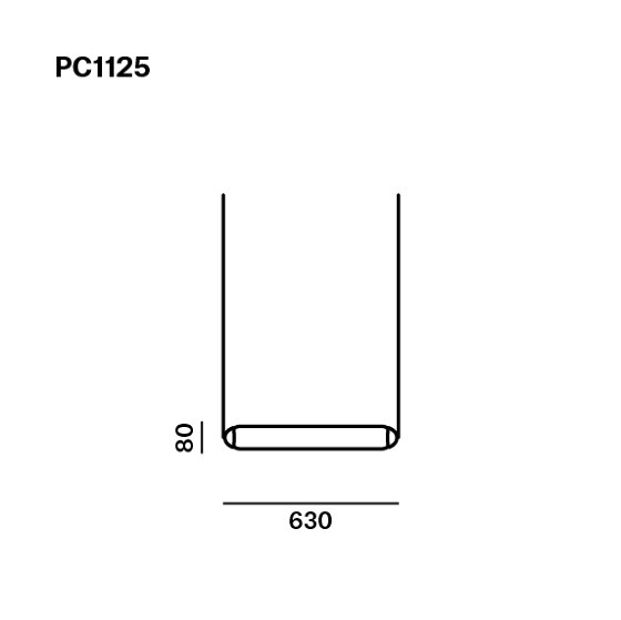 Puro Solo Horizontal 600 PC1125 | Lampade sospensione | Brokis
