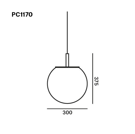 Sfera 300 PC1170 | Lámparas de suspensión | Brokis