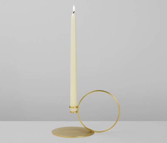 Bugia (Brushed brass) | Candlesticks / Candleholder | Roll & Hill