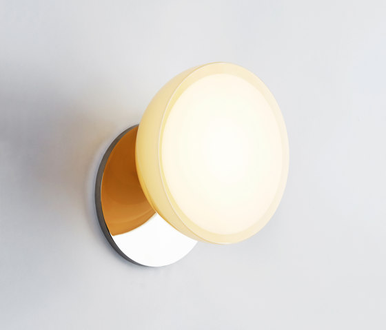 Geode Sconce (Polished nickel/Cream) | Wall lights | Roll & Hill