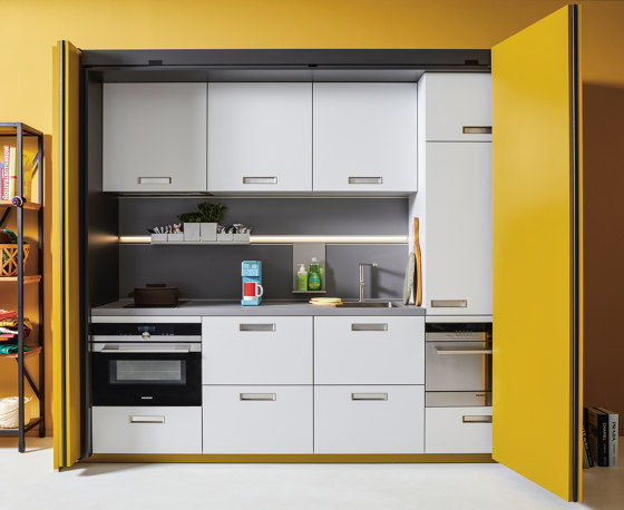 NX 505 Curry satin | Fitted kitchens | next125
