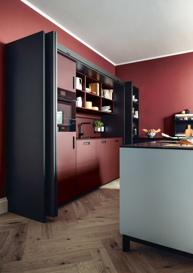 NX 510 Velluto opaco color nero onice | Cucine parete | next125
