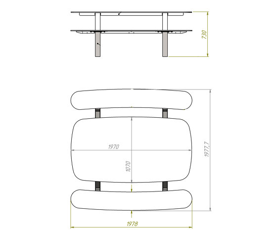 Milano | Mesa al aire libre | Sistemas de mesas sillas | Punto Design