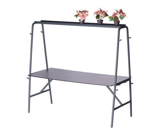 Monobar | Bar table (with a top shelf) | Esstische | Punto Design