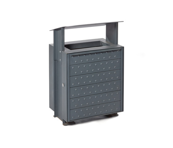 Verona | Litter bin (steel panels) | Abfallbehälter / Papierkörbe | Punto Design