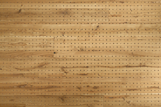 Wooden panels Acoustic | Dot Oak rustic brushed | Wood panels | Admonter Holzindustrie AG