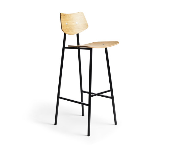 1960 Barchair High, Natural Oak | Bar stools | Rex Kralj