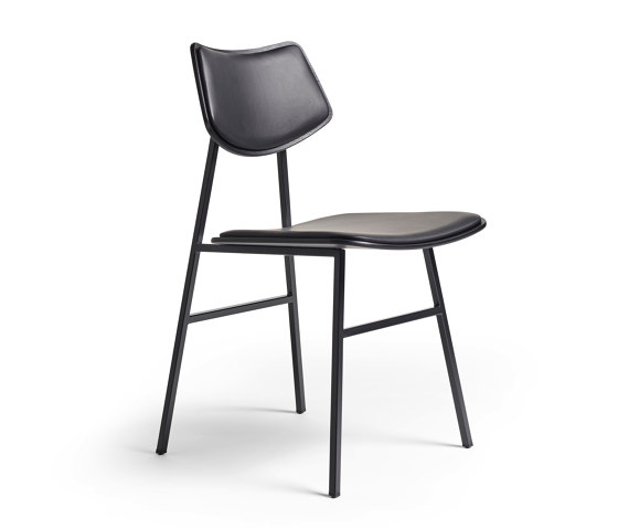 1960 Chair Seat and backrest offset upholstery, Black Oak | Stühle | Rex Kralj
